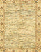 Abstract Mustard Yellow Modern Rug, abs3418