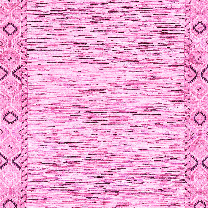 Machine Washable Abstract Pink Modern Rug, wshabs3418pnk