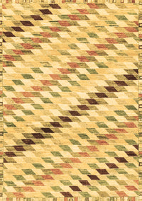 Abstract Brown Modern Rug, abs3419brn