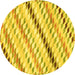 Round Machine Washable Abstract Yellow Modern Rug, wshabs3419yw