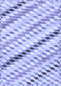 Abstract Blue Modern Rug, abs3419blu