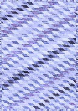 Abstract Blue Modern Rug, abs3419blu