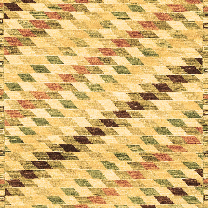 Machine Washable Abstract Brown Modern Rug, wshabs3419brn