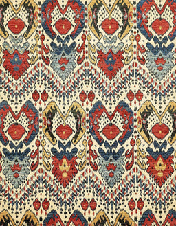 Abstract Red Brown Modern Rug, abs341