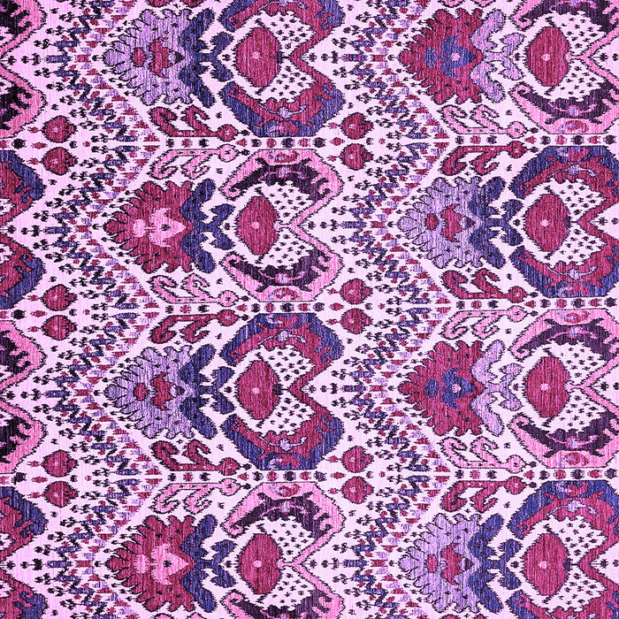 Square Machine Washable Abstract Purple Modern Area Rugs, wshabs341pur