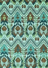 Abstract Turquoise Modern Rug, abs341turq