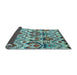 Sideview of Abstract Light Blue Modern Rug, abs341lblu