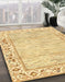 Machine Washable Abstract Yellow Rug in a Family Room, wshabs3420