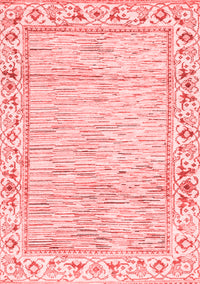 Abstract Red Modern Rug, abs3420red