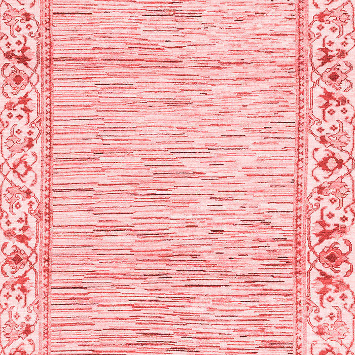 Machine Washable Abstract Red Modern Rug, wshabs3420red