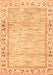 Abstract Orange Modern Rug, abs3420org