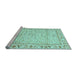 Sideview of Machine Washable Abstract Light Blue Modern Rug, wshabs3420lblu