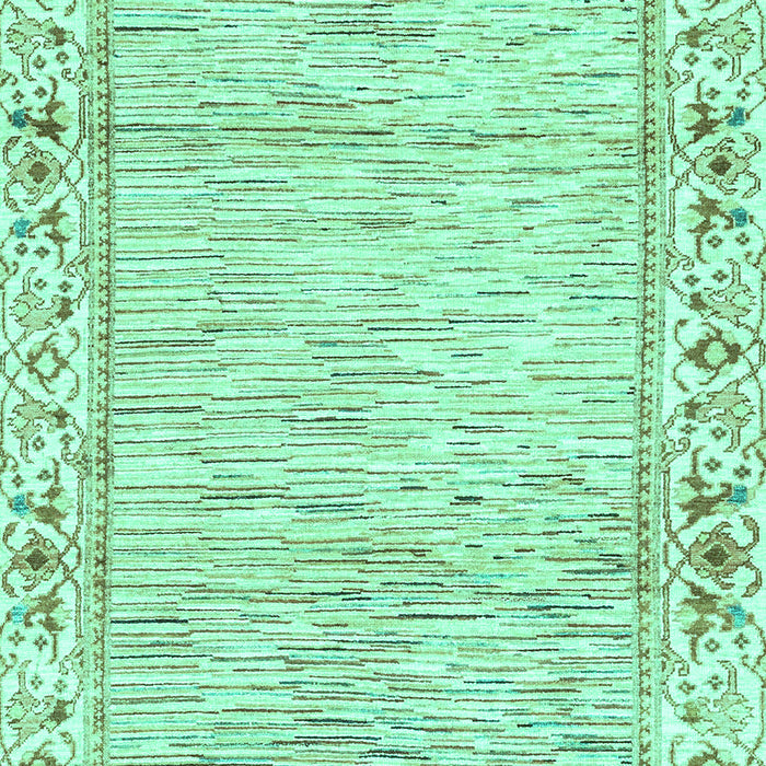 Abstract Turquoise Modern Rug, abs3420turq