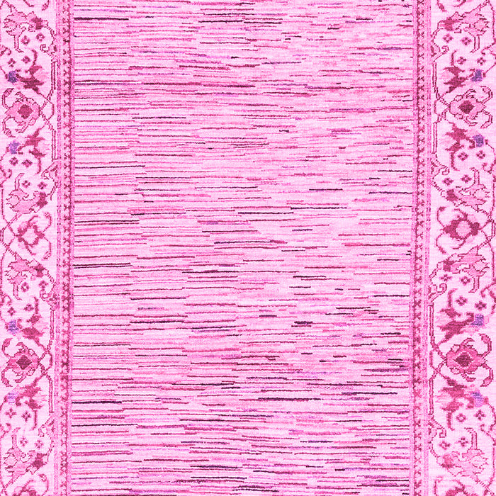 Machine Washable Abstract Pink Modern Rug, wshabs3420pnk