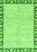 Abstract Green Modern Rug, abs3421grn