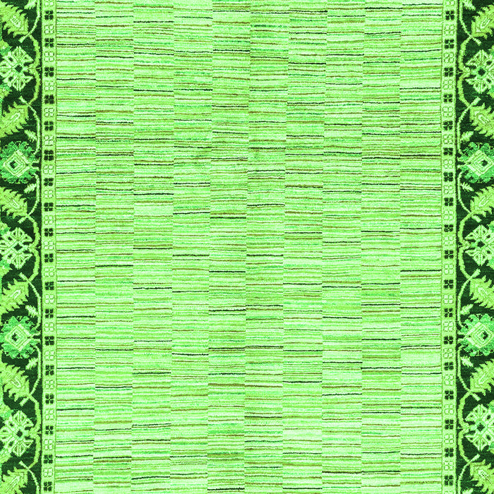 Abstract Green Modern Rug, abs3421grn