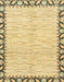 Abstract Cinnamon Brown Modern Rug, abs3421