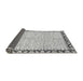 Sideview of Abstract Gray Modern Rug, abs3421gry