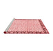 Modern Red Washable Rugs