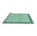 Sideview of Machine Washable Abstract Light Blue Modern Rug, wshabs3421lblu