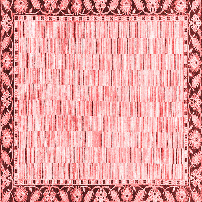 Machine Washable Abstract Red Modern Rug, wshabs3421red