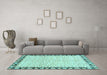 Machine Washable Abstract Light Blue Modern Rug in a Living Room, wshabs3421lblu