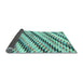 Sideview of Abstract Light Blue Modern Rug, abs3422lblu