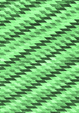 Abstract Emerald Green Modern Rug, abs3422emgrn