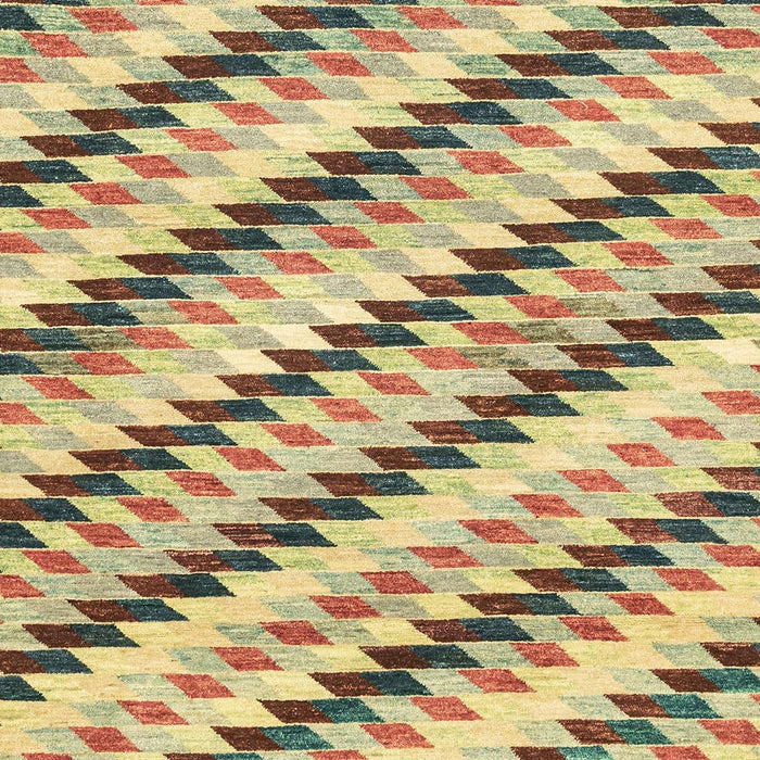 Machine Washable Abstract Mustard Yellow Rug, wshabs3422