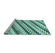 Sideview of Machine Washable Abstract Light Blue Modern Rug, wshabs3422lblu