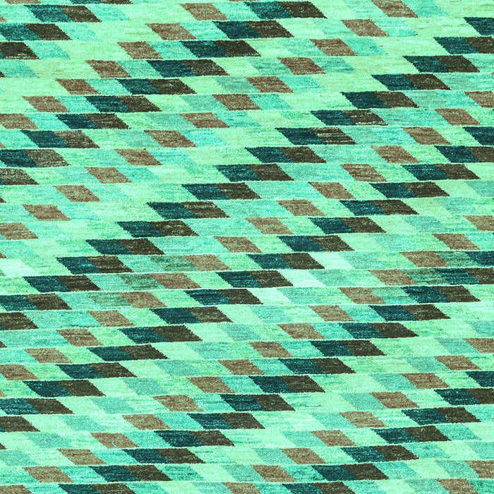 Abstract Turquoise Modern Rug, abs3422turq