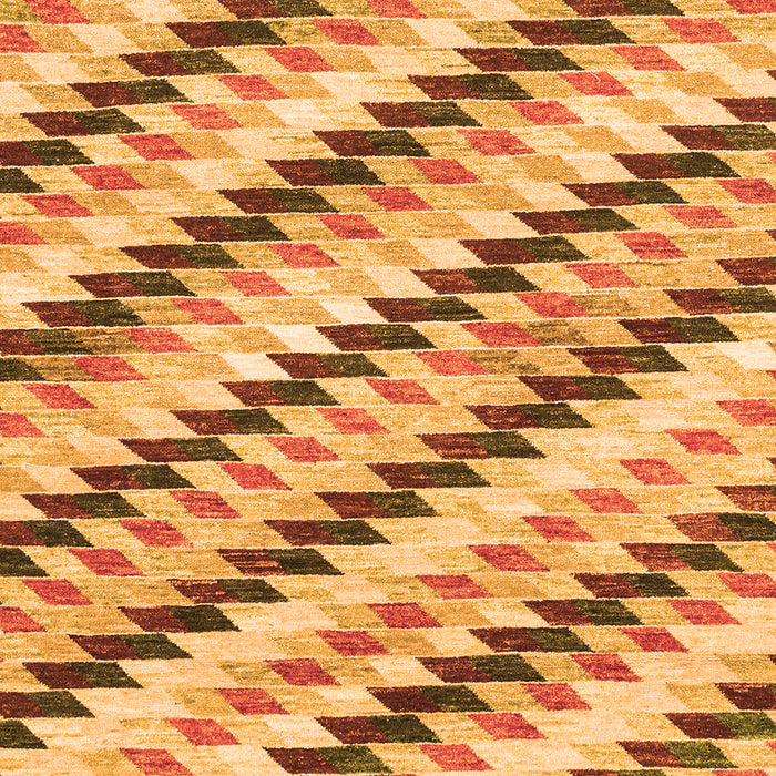 Machine Washable Abstract Orange Modern Area Rugs, wshabs3422org