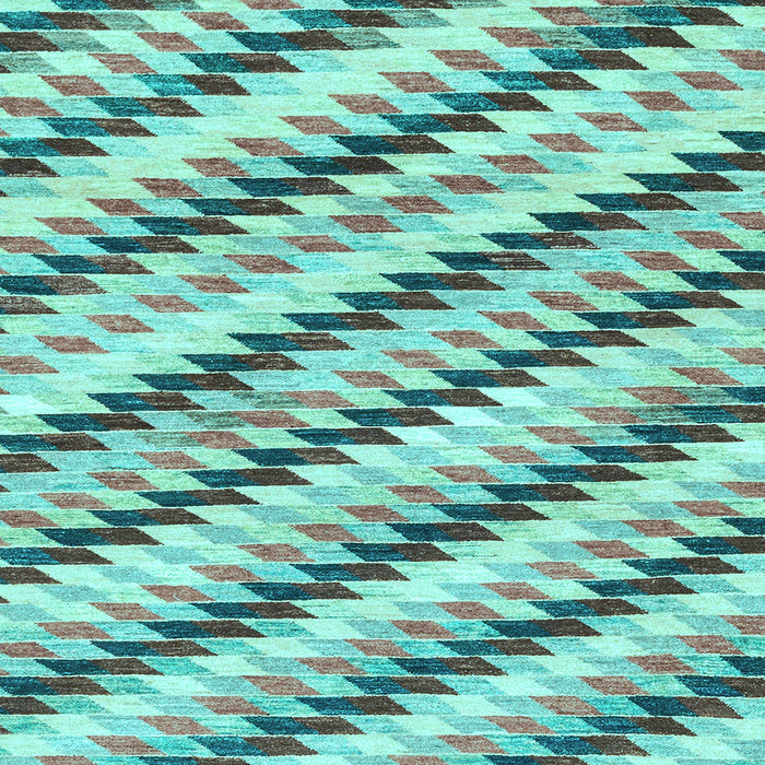 Square Machine Washable Abstract Light Blue Modern Rug, wshabs3422lblu