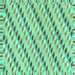 Square Machine Washable Abstract Turquoise Modern Area Rugs, wshabs3423turq