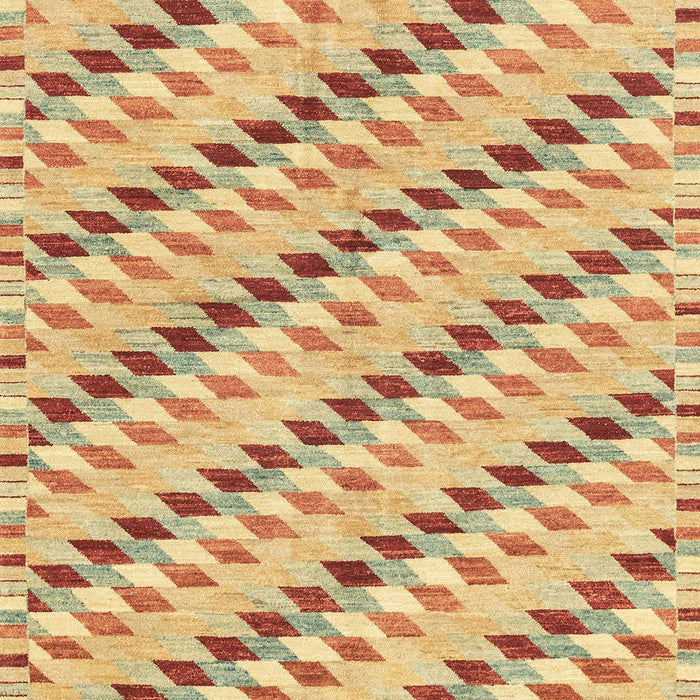 Abstract Chrome Gold Yellow Modern Rug, abs3423