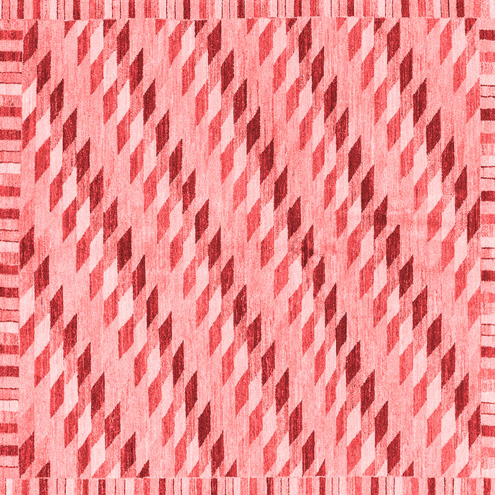 Abstract Red Modern Rug, abs3423red