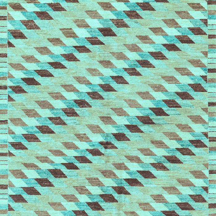 Abstract Light Blue Modern Rug, abs3423lblu