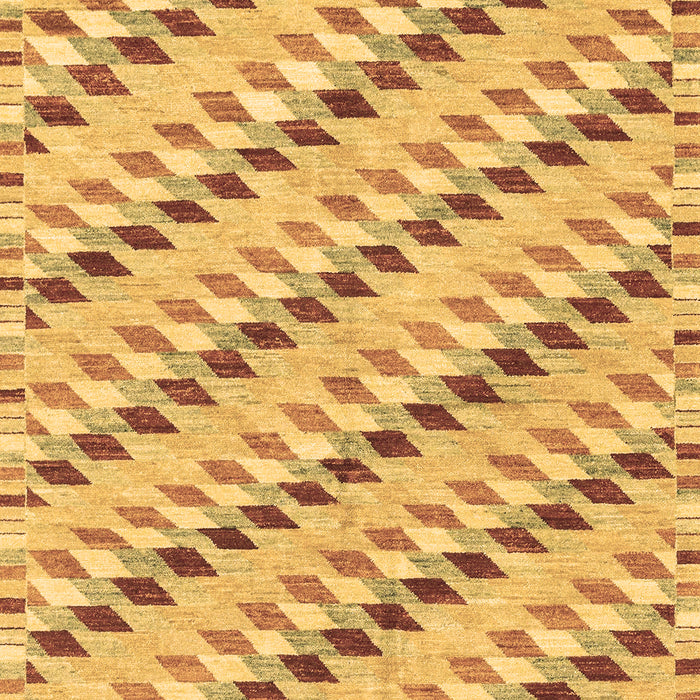 Machine Washable Abstract Brown Modern Rug, wshabs3423brn