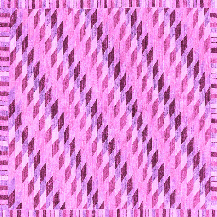 Square Abstract Purple Modern Rug, abs3423pur
