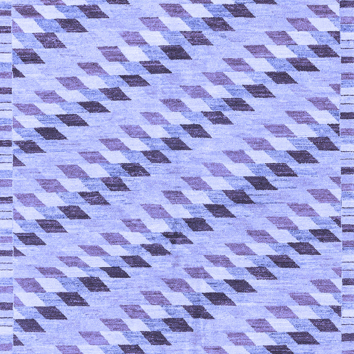 Machine Washable Abstract Blue Modern Rug, wshabs3423blu