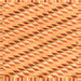 Square Abstract Orange Modern Rug, abs3423org