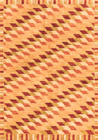 Abstract Orange Modern Rug, abs3423org