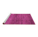 Sideview of Machine Washable Abstract Purple Modern Area Rugs, wshabs3424pur