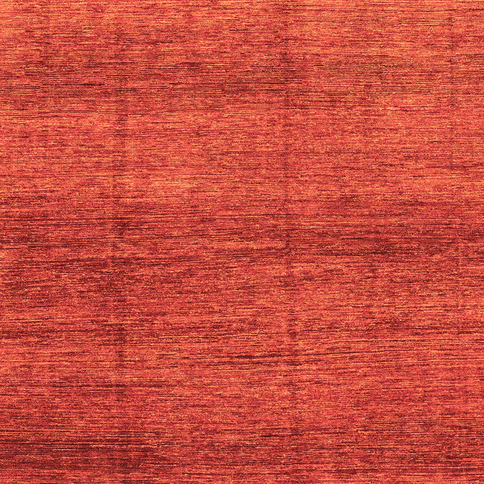 Square Machine Washable Abstract Orange Modern Area Rugs, wshabs3424org