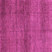 Square Machine Washable Abstract Purple Modern Area Rugs, wshabs3424pur