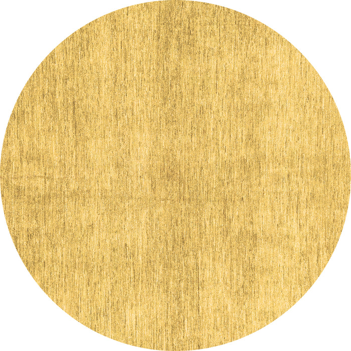 Round Abstract Brown Modern Rug, abs3425brn
