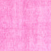 Square Machine Washable Abstract Pink Modern Rug, wshabs3425pnk