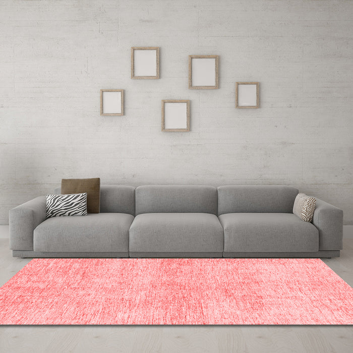 Modern Red Washable Rugs