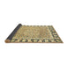 Sideview of Abstract Brown Modern Rug, abs3426