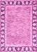 Machine Washable Abstract Pink Modern Rug, wshabs3426pnk